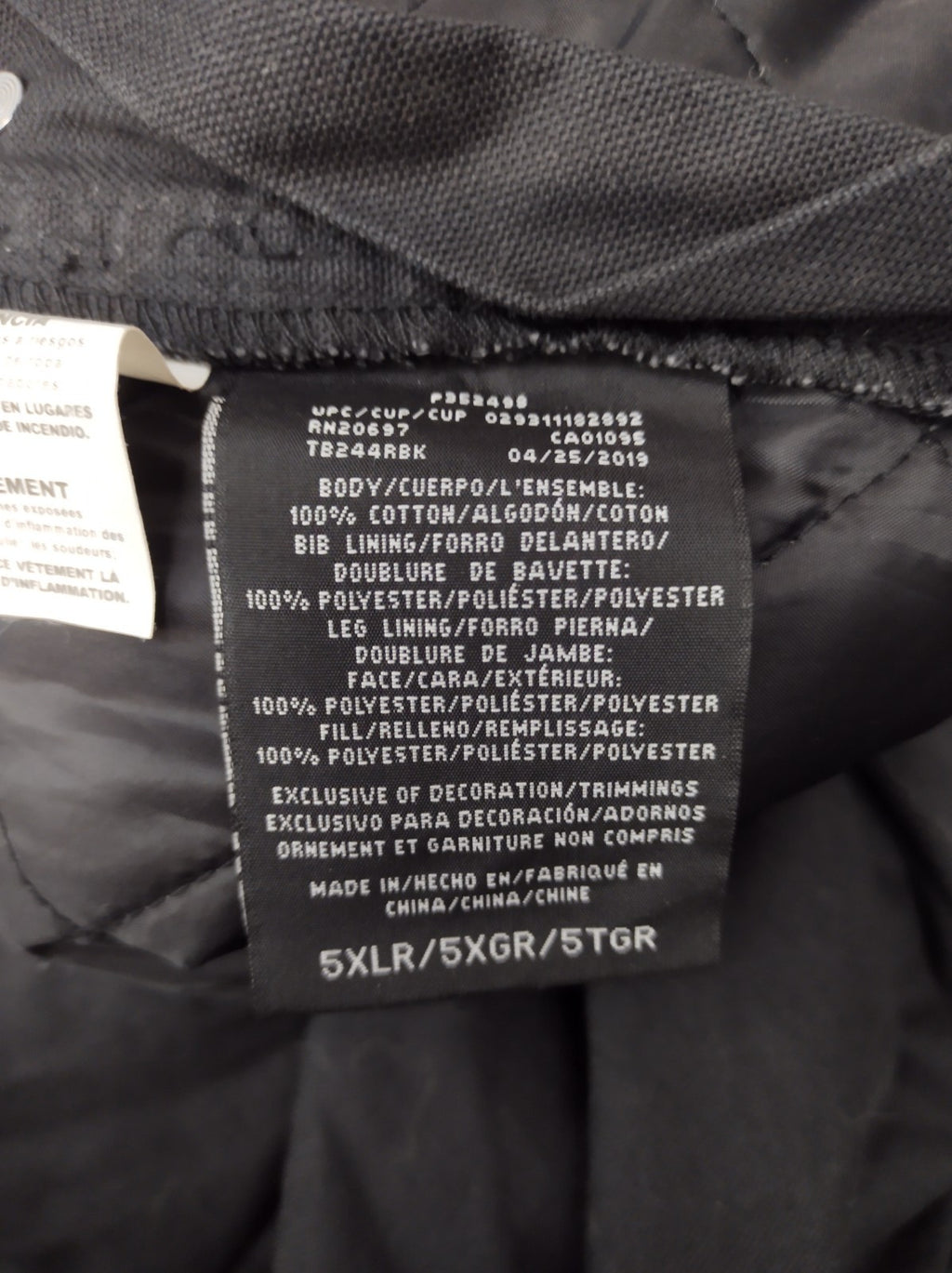 Dickies Coveralls Nwt Sanded Duck Insulated Bib