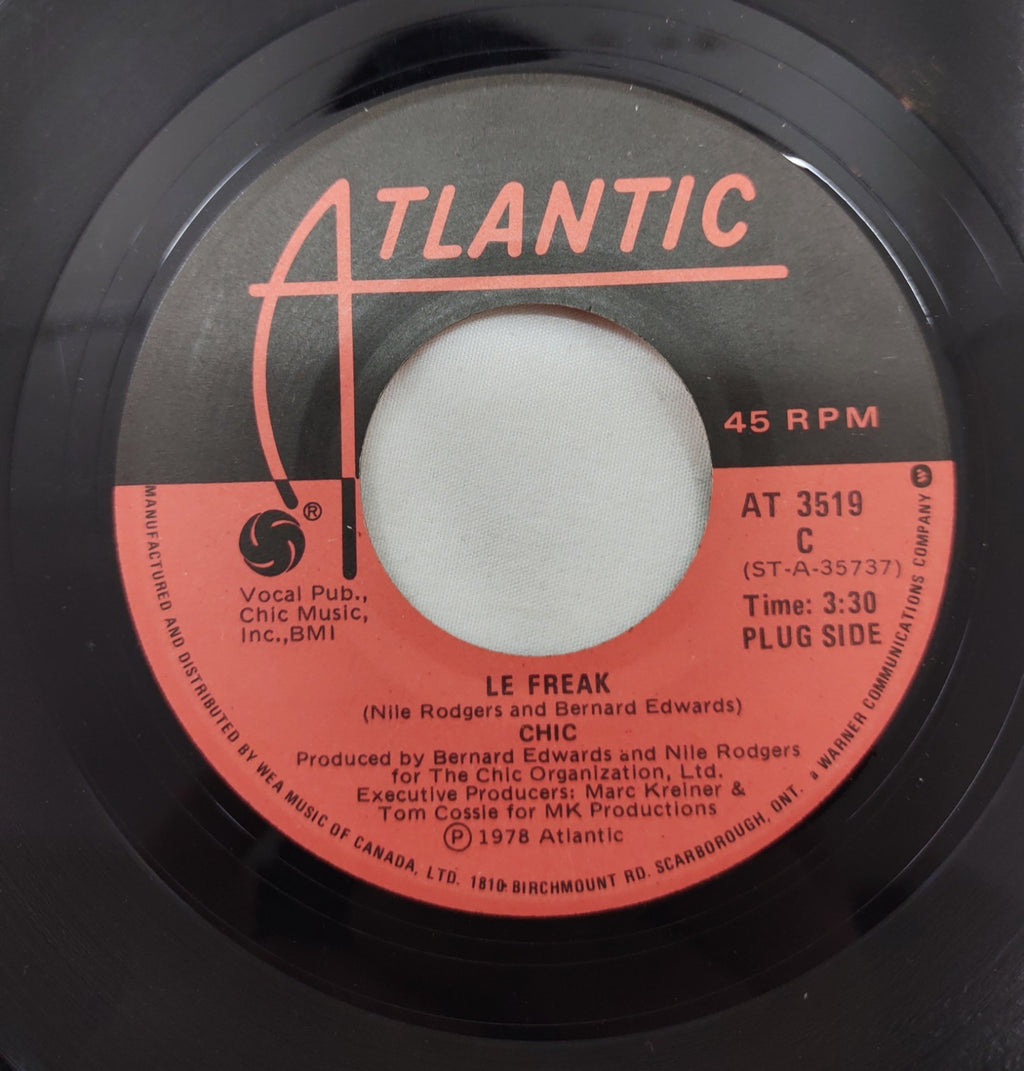 Chic – Savoir Faire Instrumental 7” Atlantic AT 3519 C Canada 1978