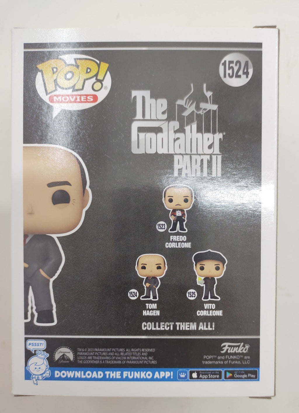 Funko Pop! Movies The Godfather Part II Tom Hagen #1524 Vinyl Figure