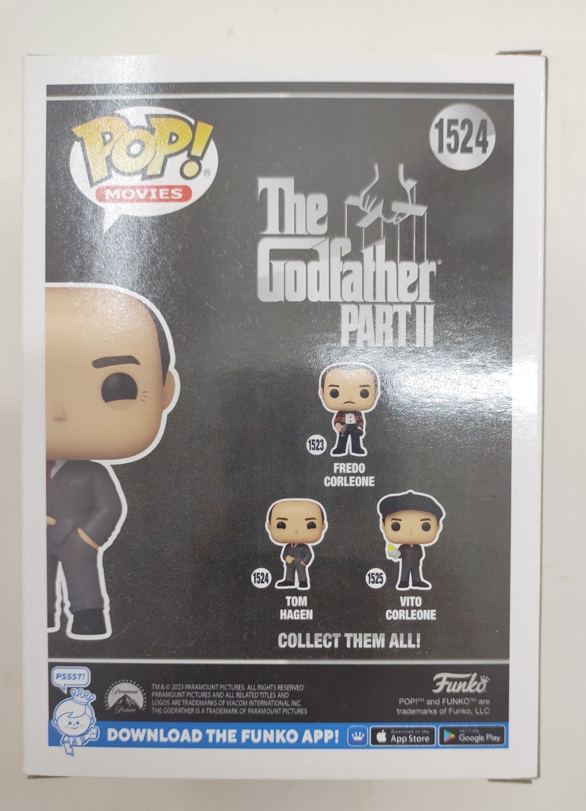 Funko Pop! Movies The Godfather Part II Tom Hagen #1524 Vinyl Figure