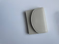 Small Cream Beige Wallet & Coin Purse – Compact Zip Closure Travel Accessory