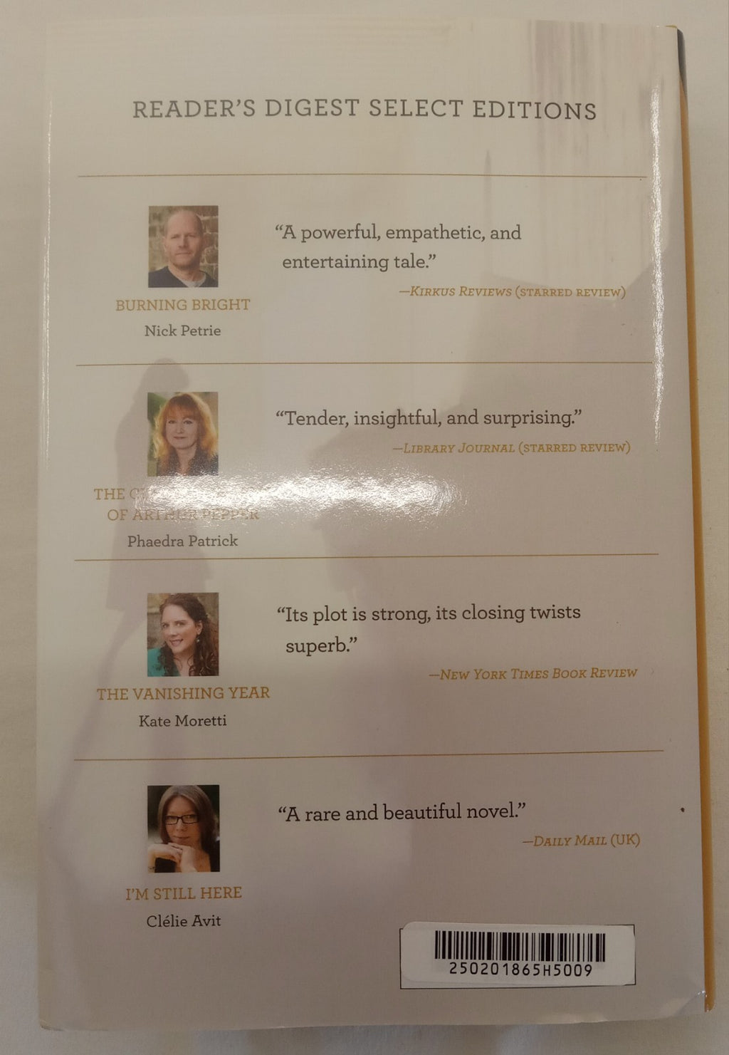 Readers Digest Condensed Books Vol 4 2017 Hardcover - Near Mint