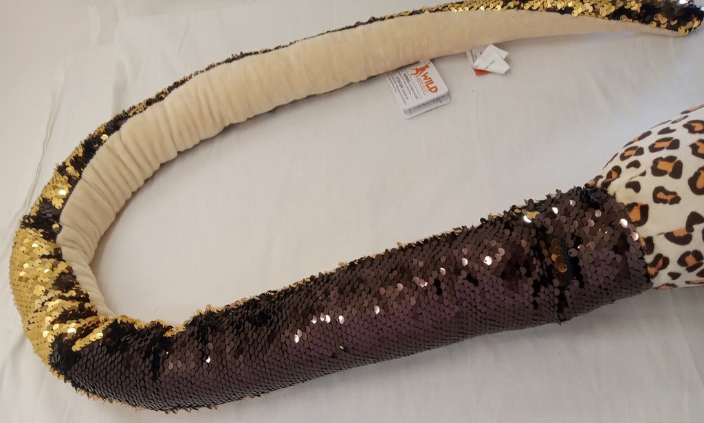 Sequence Snake Plushie – Wild Republic Black & Gold Stuffed Animal Toy