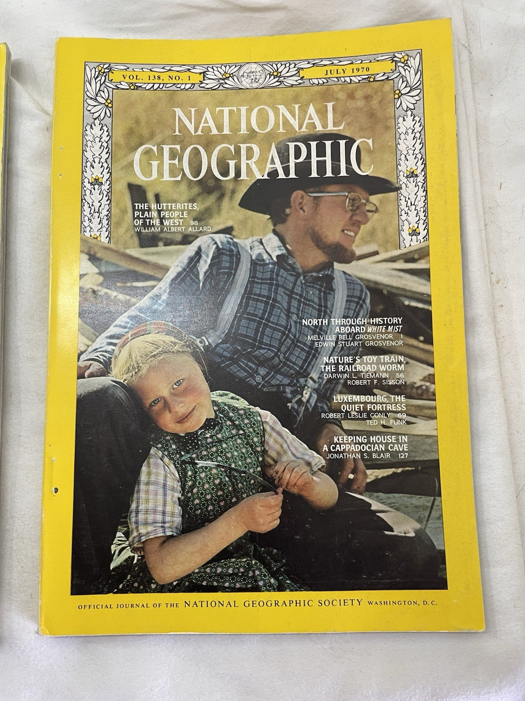 Nat Geo Mag Lot Jul–Dec 1970 Slipcvr Vtg Set Travel World Decor Collect