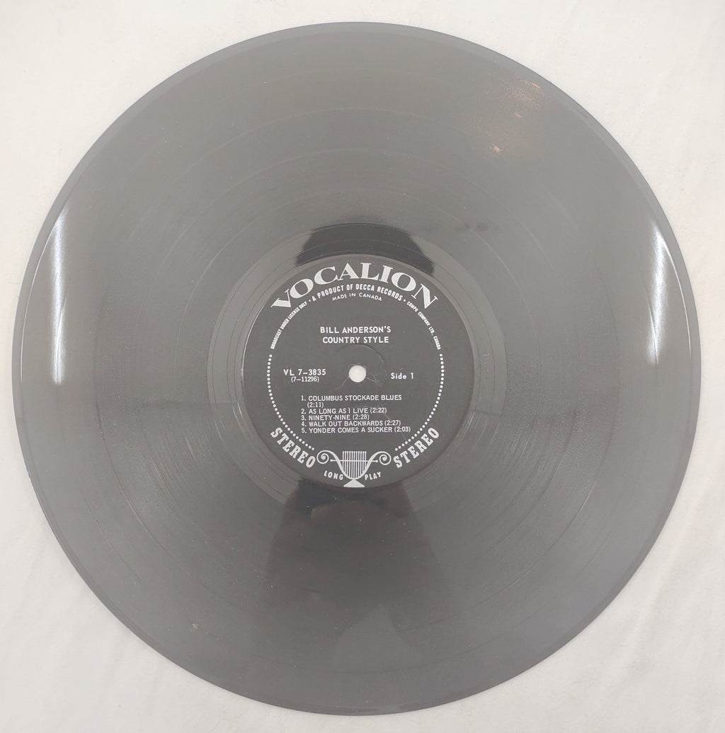 Bill Anderson – Country Style Vocalion Stereo LP VL-7-3835 Country