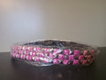 Pink Faux Leather Studded Belt Silver Studs Trend Fashion Accessory Adjustable