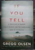 If You Tell by Gregg Olsen PB True Crime Murder Family Secrets