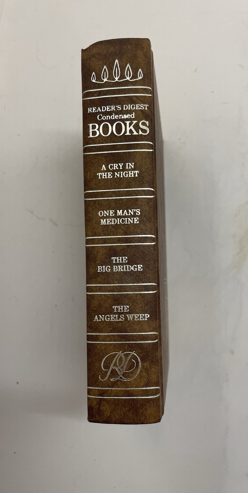 1983 Reader's Digest Condensed 1st Ed HC Leather Gilt Vtg NM Anthology