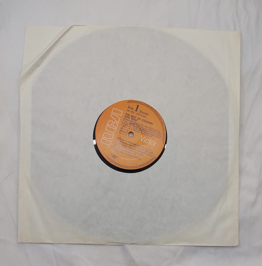 Best of Country and West LP Various Artists Vintage RCA Victor SRS-555 Vinyl