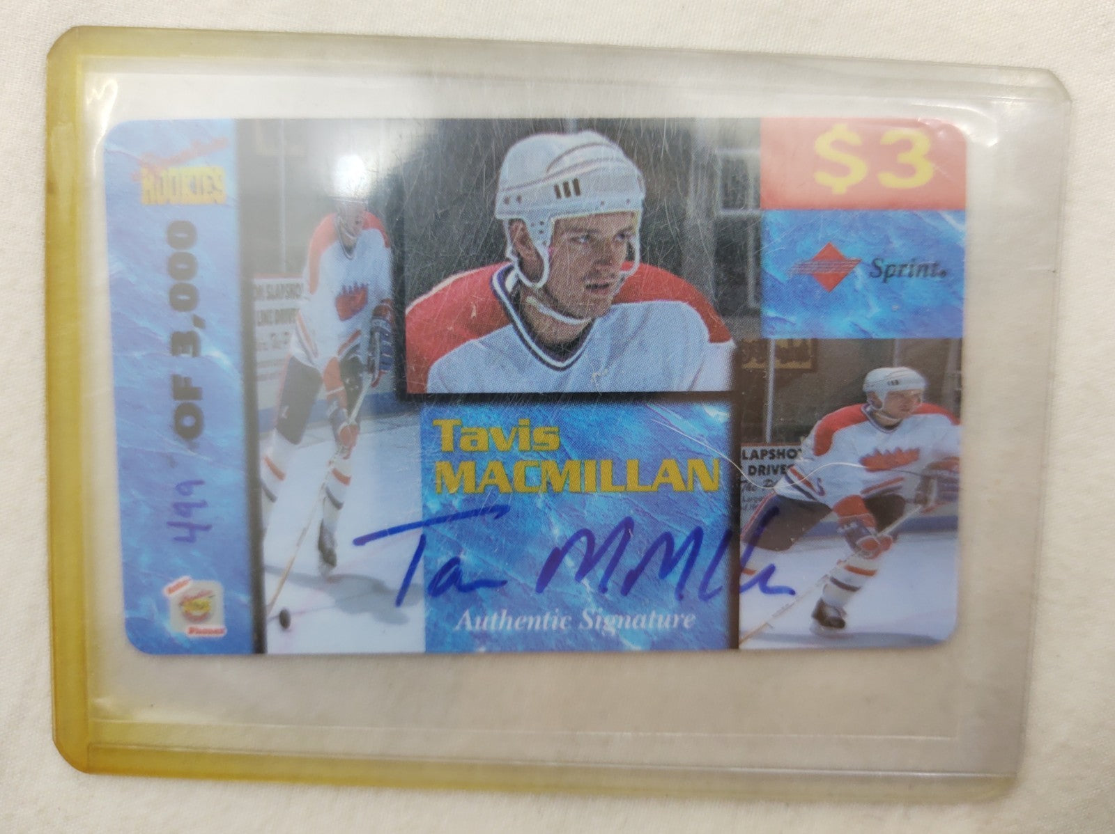 Tavis MacMillan Autograph Be A Player Signatures Sprint Rookie