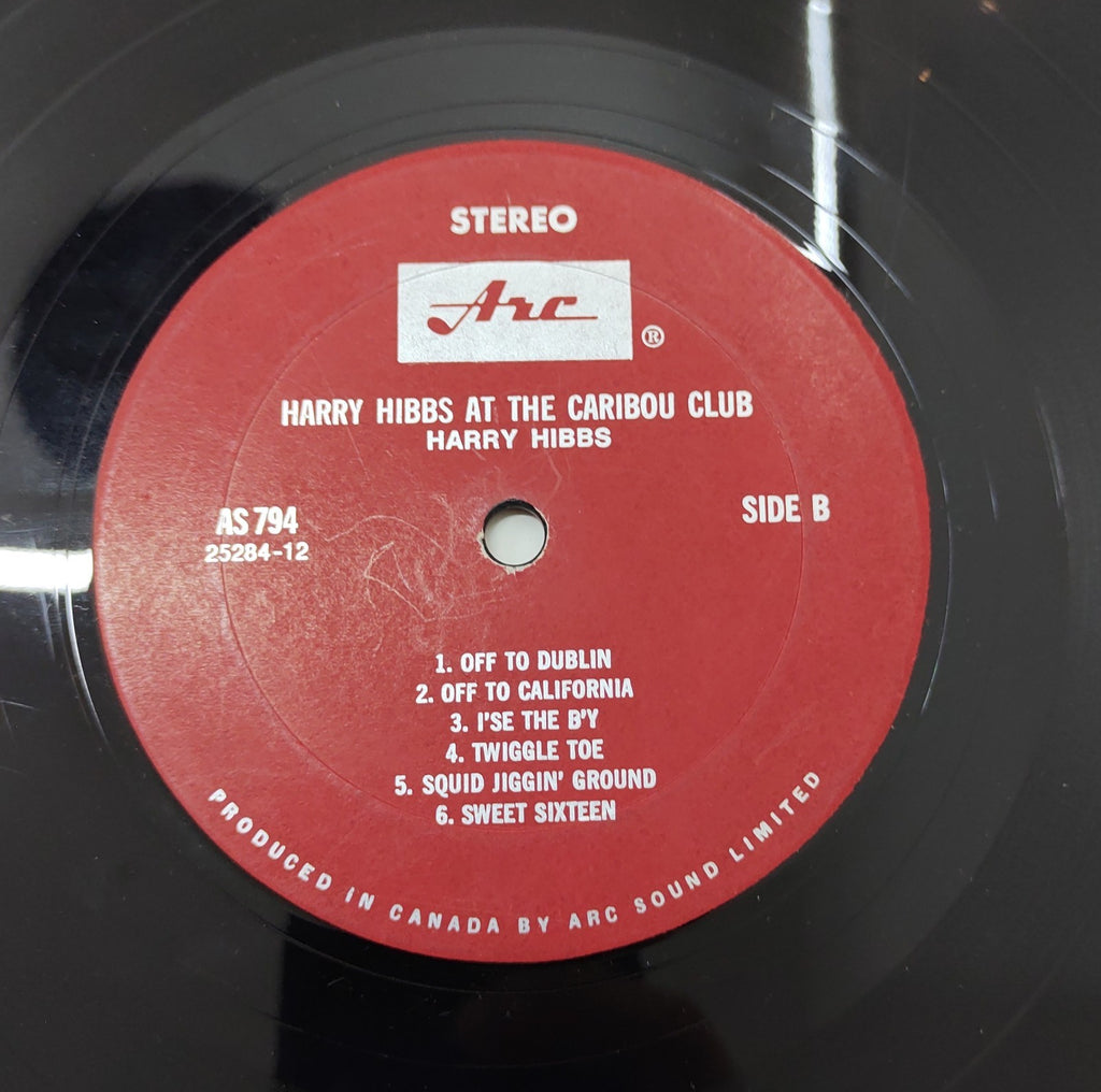 Harry Hibbs – At The Caribou Club (1968) Vinyl LP ARC AS-794 Newfoundland