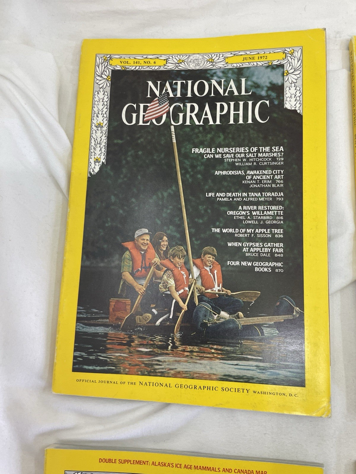 Nat Geo Jan–Jun 1972 Slipcover Lot | Science, Adventure, Earth Series