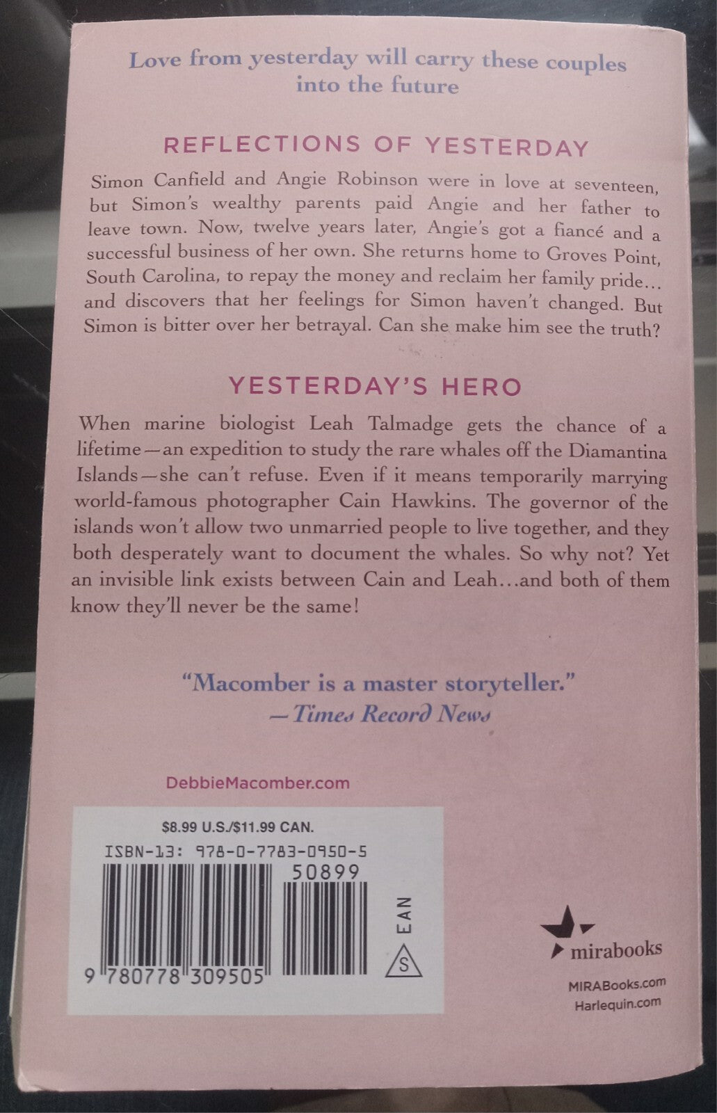 Longing for Yesterday by Debbie Macomber (2020, Mass Market) – VG