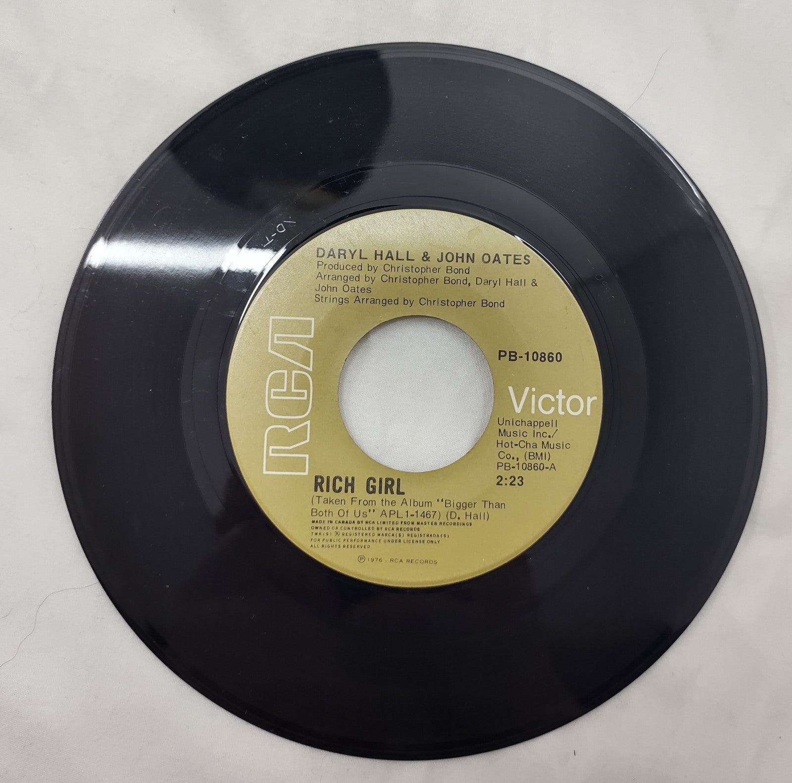 DARYL HALL & JOHN OATES PB-10860 LONDON LUCK, & LOVE 2:56 1976