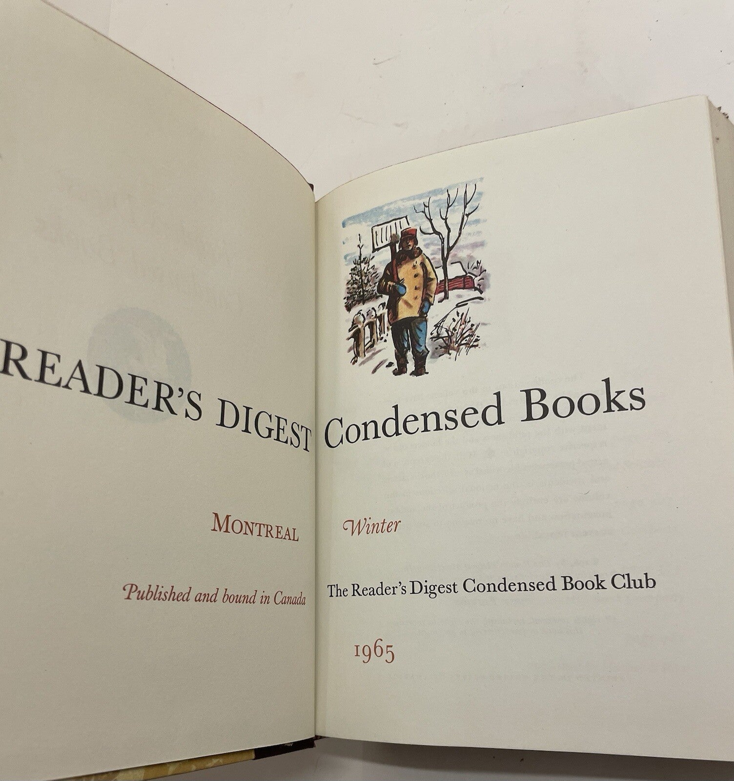 Readers Digest Condensed Books 1st Ed 1964 Decorative Cloth HC - Near Mint