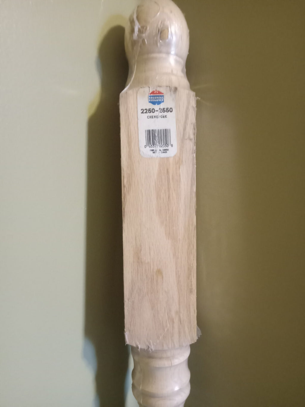 Colonial Elegance Turned Oak Newel Post – New Stair Component