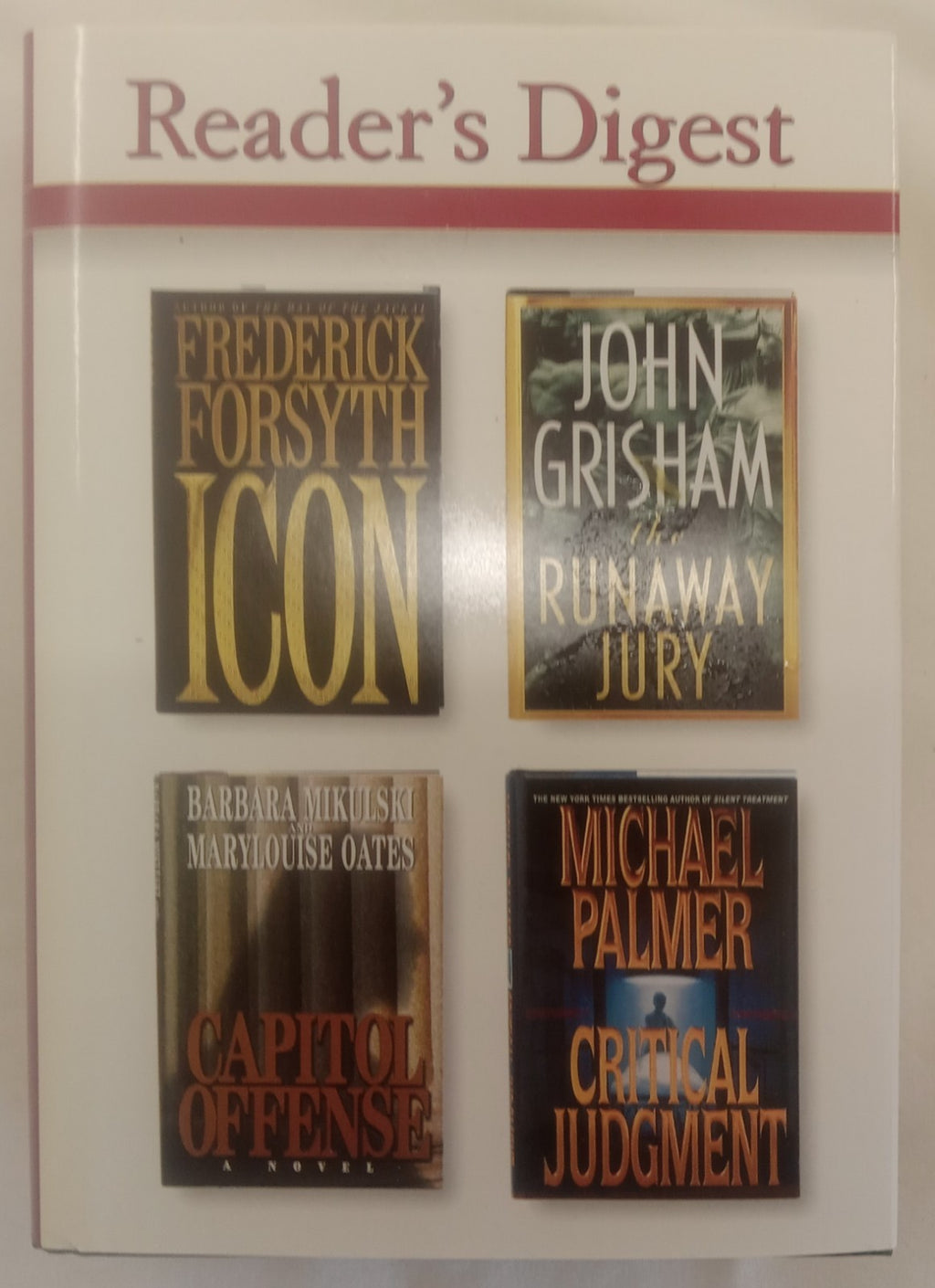 Readers Digest Condensed Books Vol 1 1997 HC w/ Dust Jacket - Near Mint