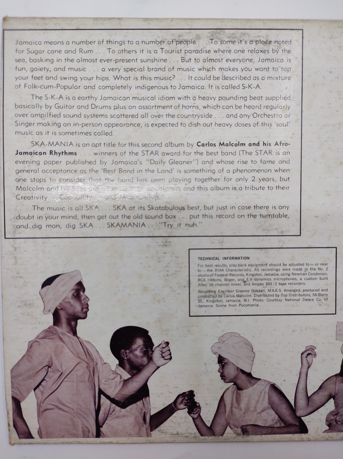 Carlos Malcolm And His Afro-Jamaican Rhythms - Ska-Mania: The Sound Of The Soil