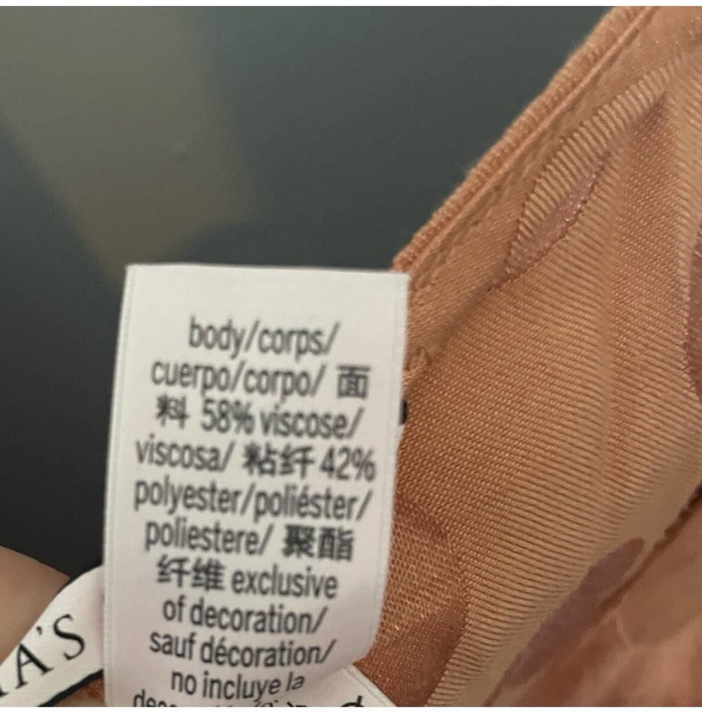 Victoria’s Secret Satin Tie Strappy Crop Top XL Y2K Sexy Lingerie Sleepwear Top