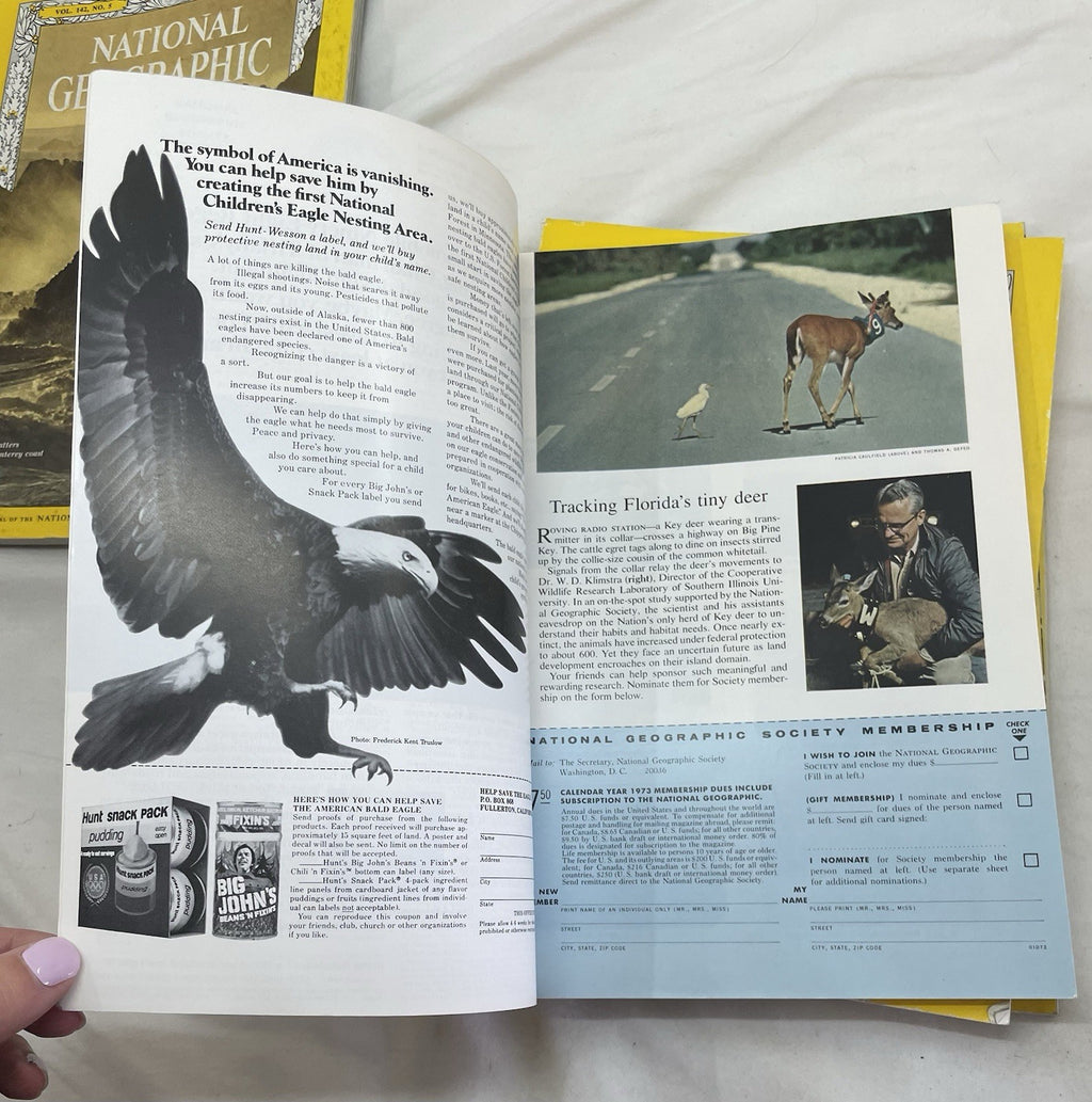 Nat Geo Jul–Dec 1972 Slipcover Lot | Classic, Illustrated, Travel Set