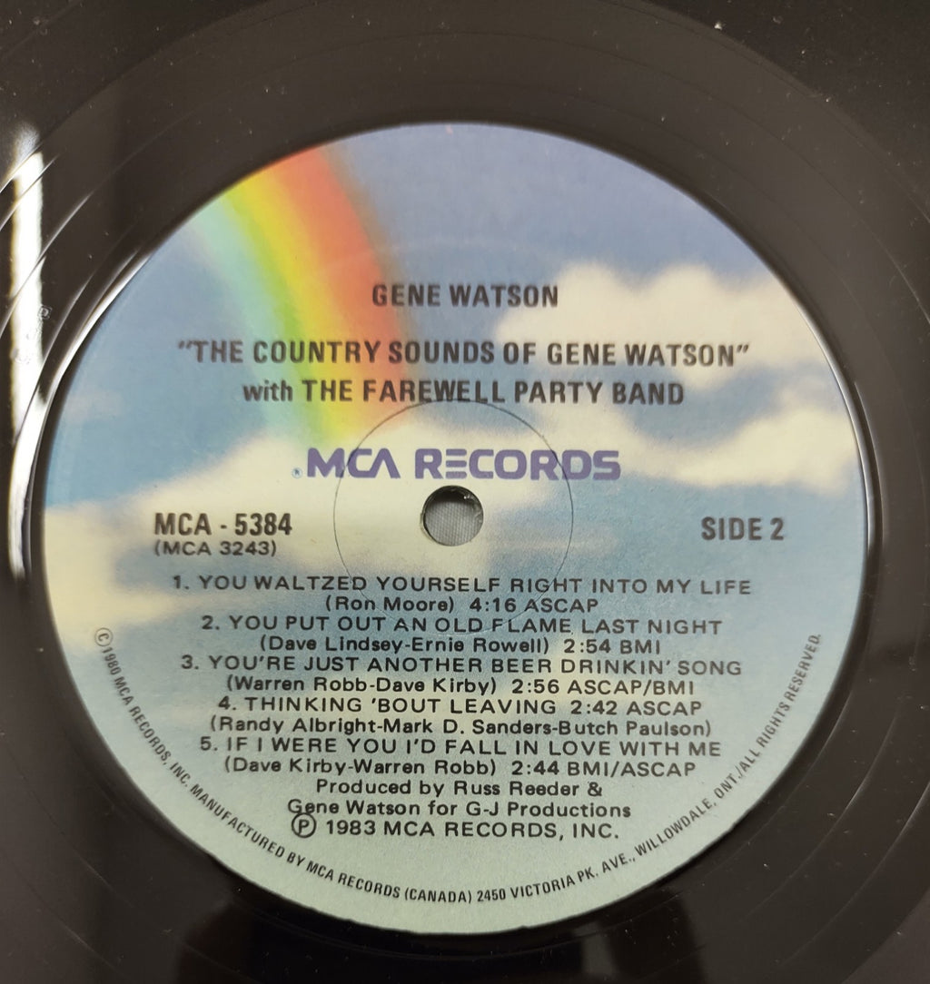 Gene Watson – Sometimes I Get Lucky LP 1983 MCA-5384 VG
