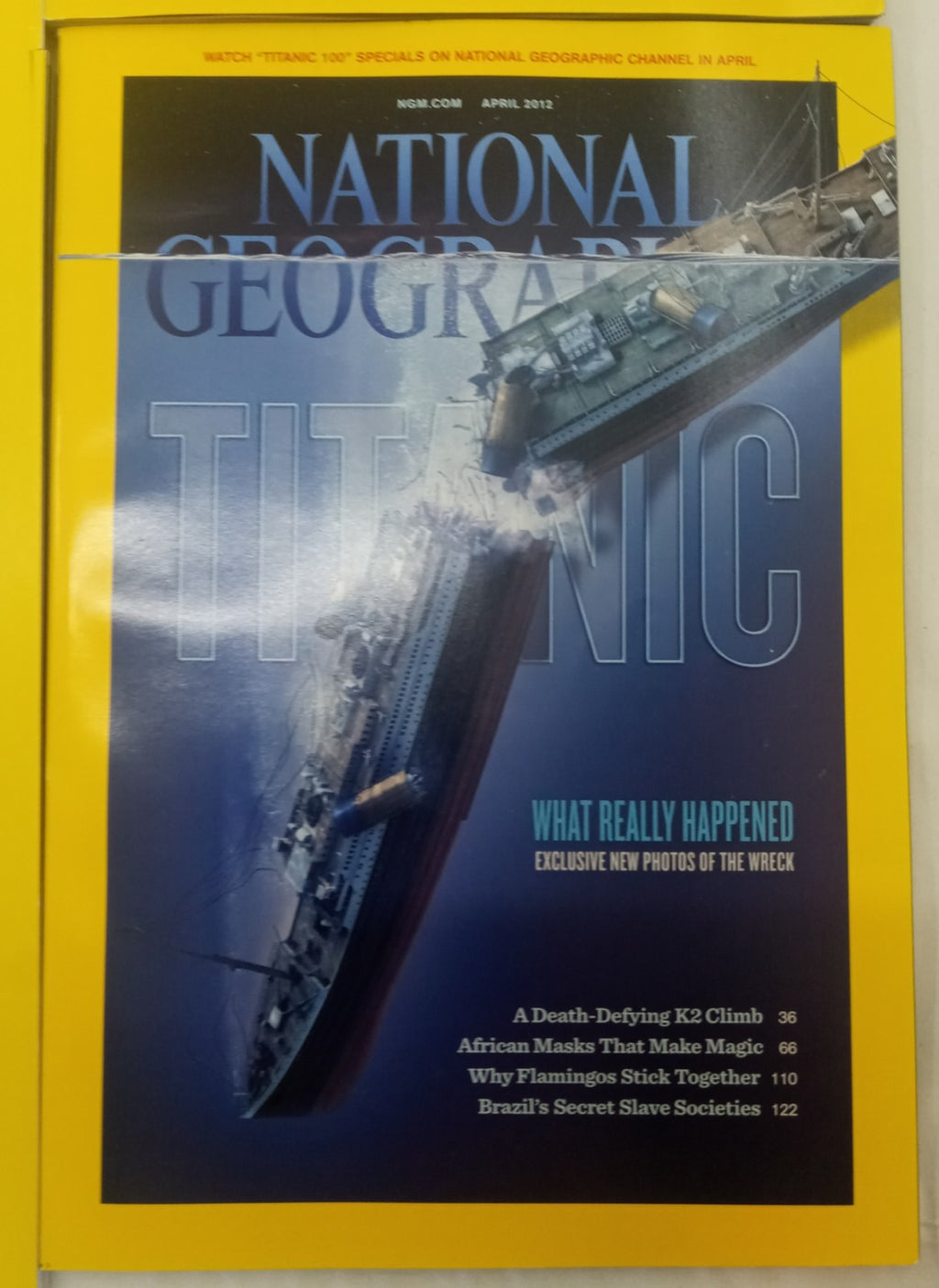Nat Geo Magazine With Slipcover Jan To June 2012