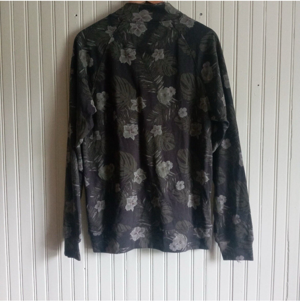 Men’s Hawke & Co Floral Long Sleeve Shirt – Casual Button-Up VG