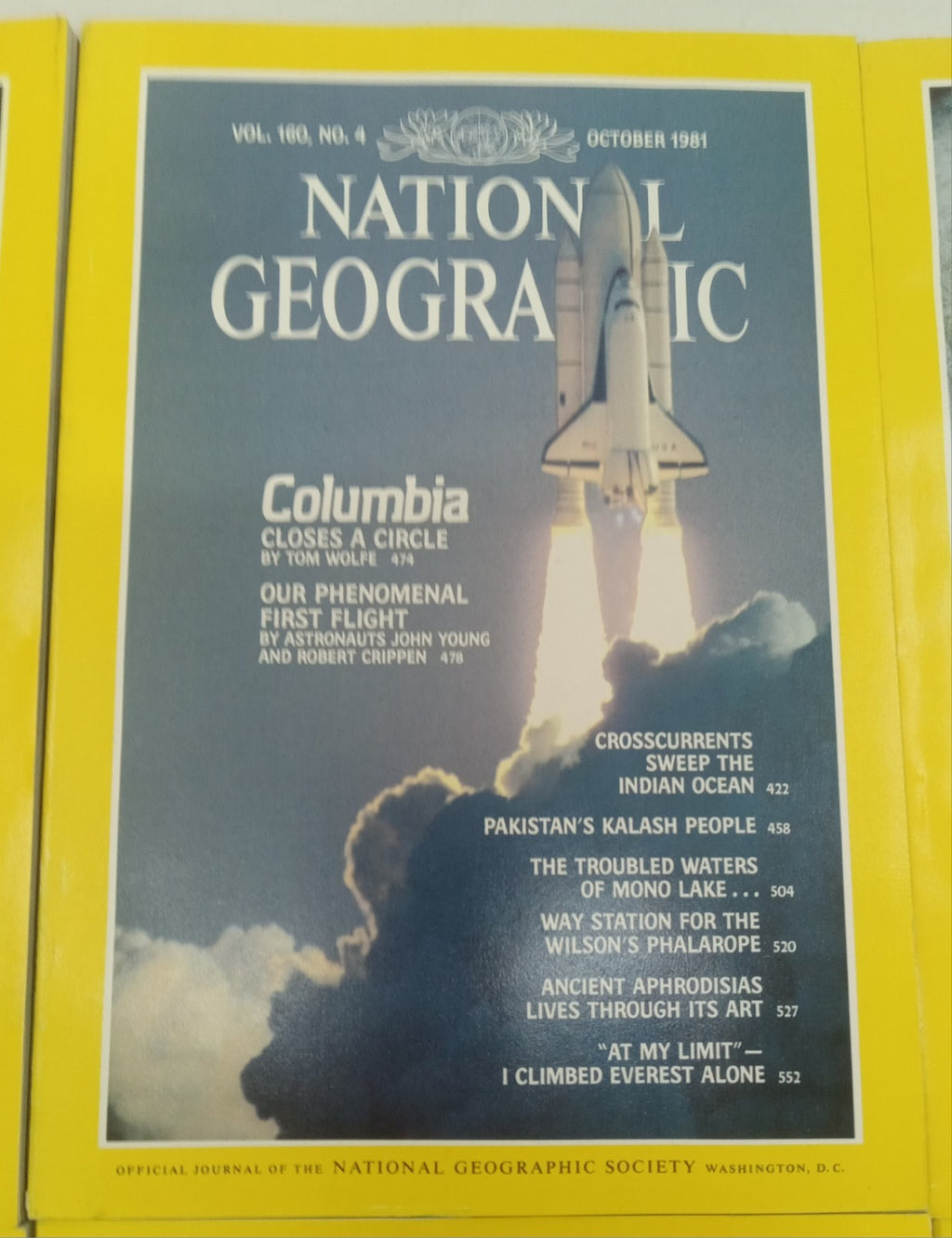 Nat Geo Magazines With Slipcover July To December 1981