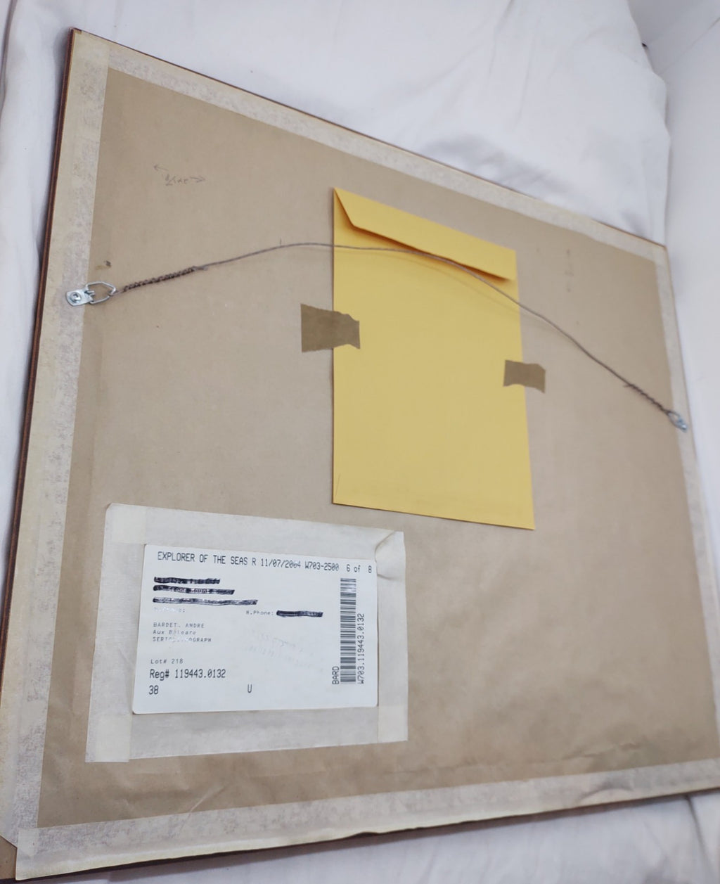 André Bardet Aux Baleares HC 10/140 Hand Signed Seriolithograph Framed