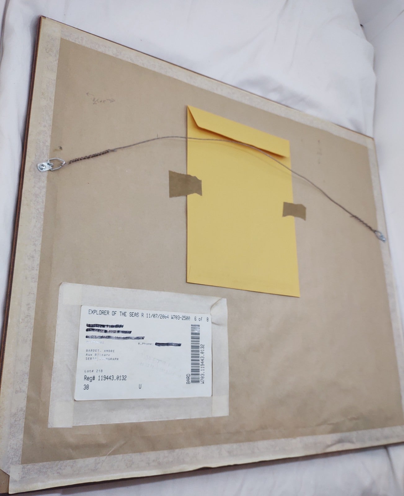 André Bardet Aux Baleares HC 10/140 Hand Signed Seriolithograph Framed