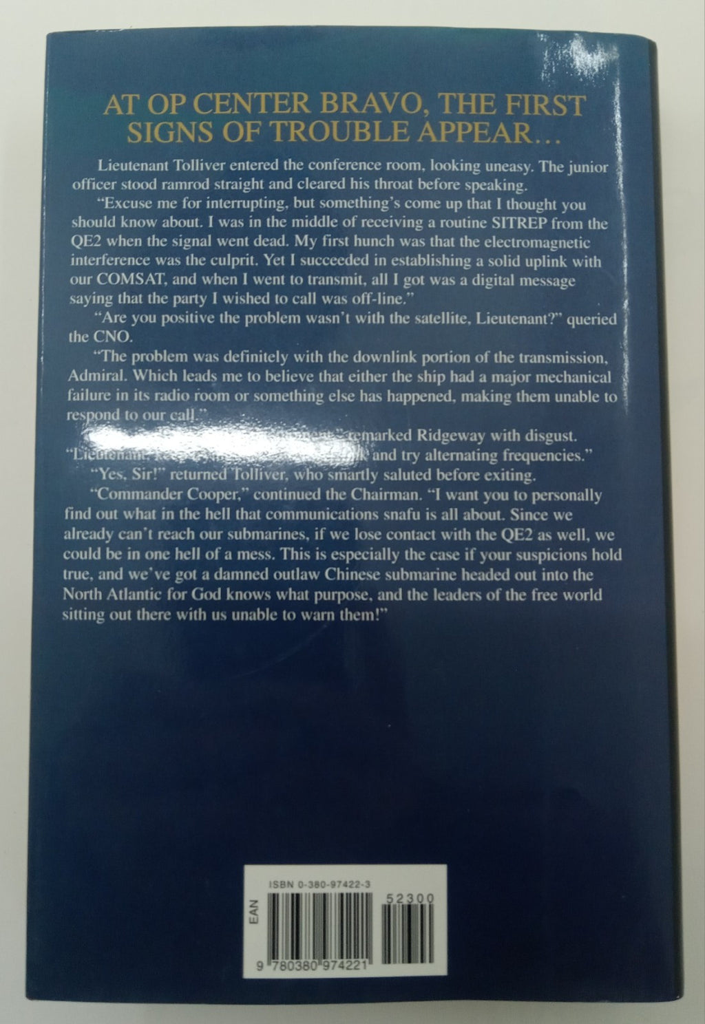 Attack on the Queen by Richard Henrick – VG+ Submarine Thriller Novel