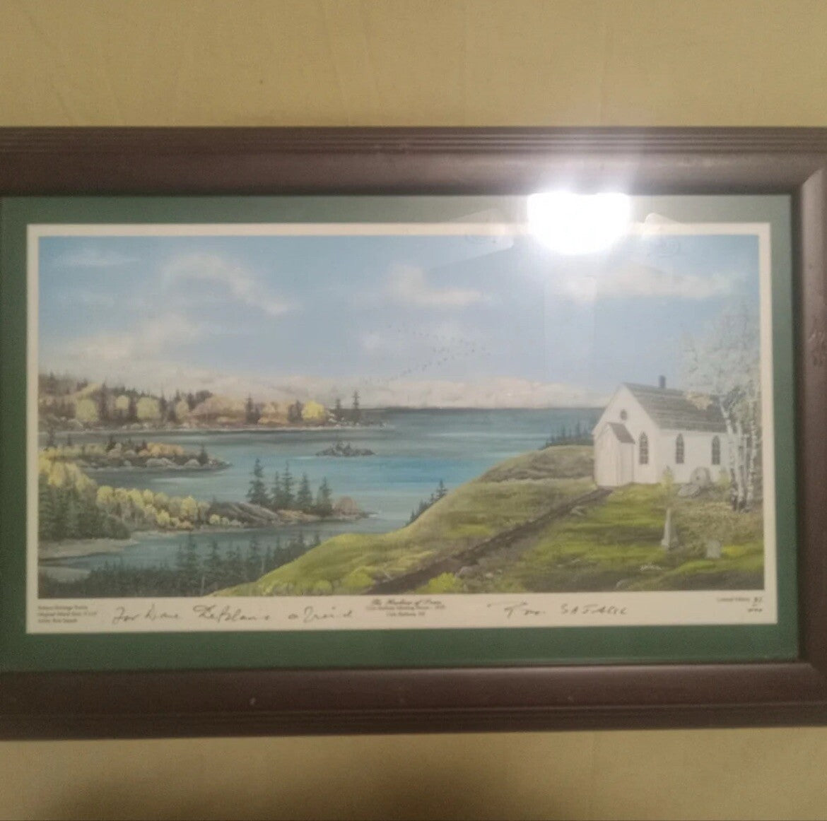 Limited Sobeys Heritage "Harbour Peace" Print – Cole Harbour 20x13 Framed Art