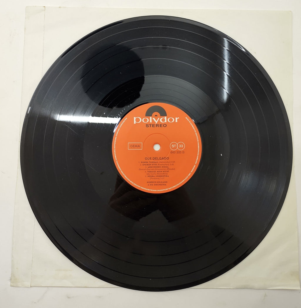 Roberto Delgado & His Orchestra - Olé Delgado | 1968 Polydor Latin LP Vinyl