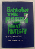 Saturday the Rabbi Went Hungry – VG+ Vintage Mystery Hardcover Book