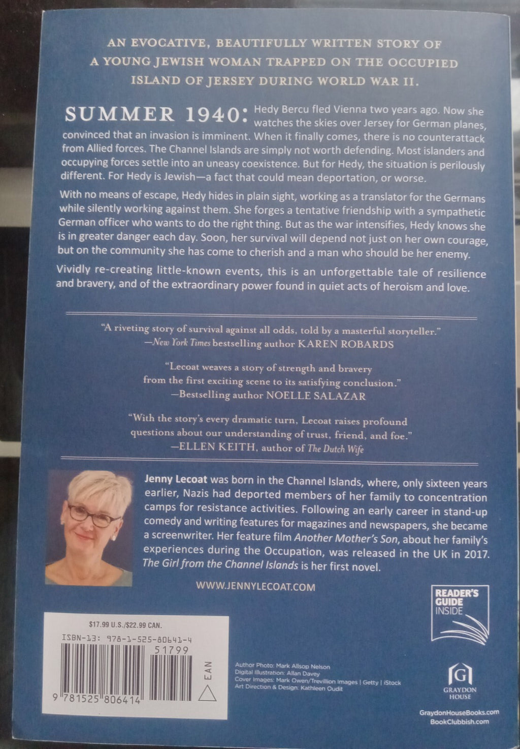 The Girl from the Channel Islands Book by Jenny Lecoat