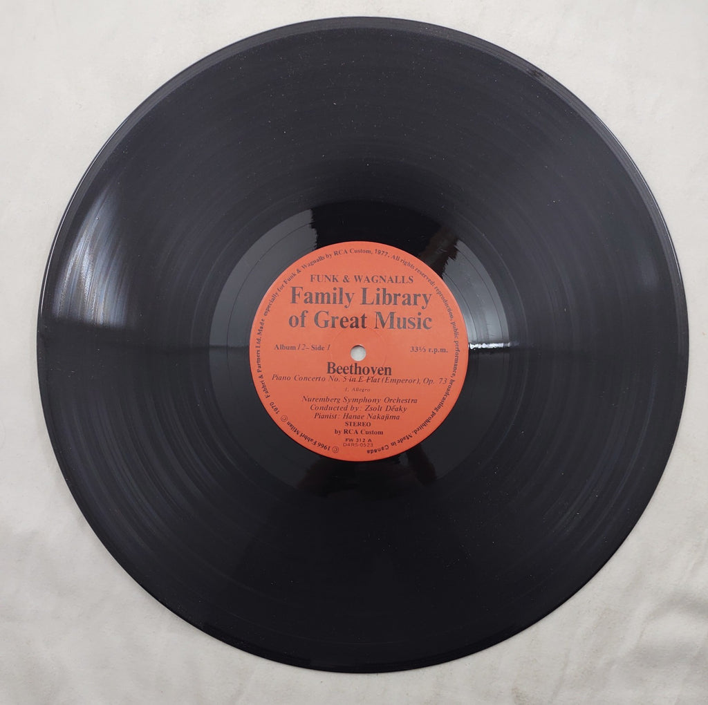 Beethoven Piano Concerto No.5 Emperor LP Funk & Wagnalls RCA Classical Vinyl LP