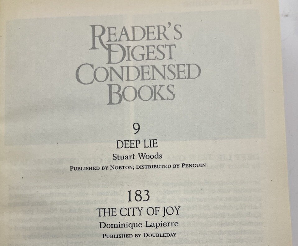 Reader’s Digest Condensed Books 1st Ed 1987 Leather Bound w/ Gilt Edges - NM