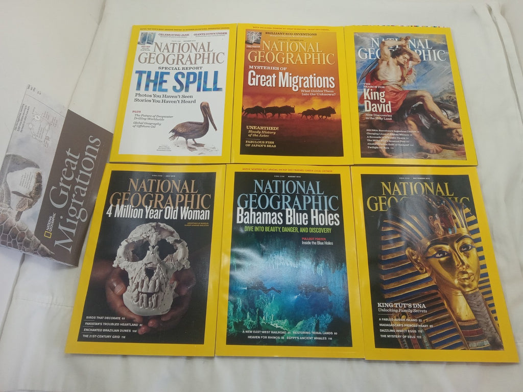 Nat Geo Magazines With Slipcover Jan To June 2010