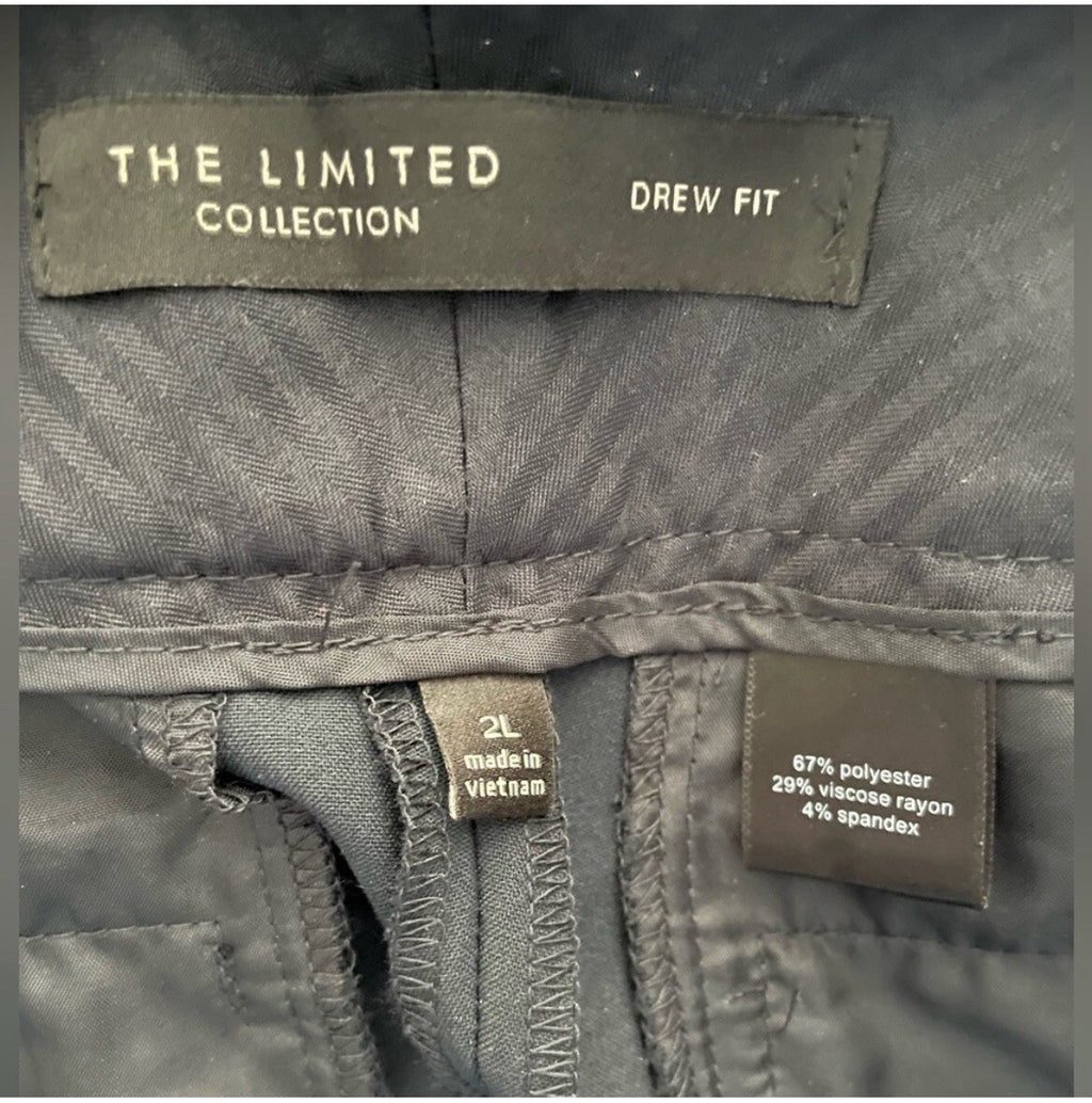 The Limited Drew Fit Navy Women's Tailored Pants Size 2 Office Dress