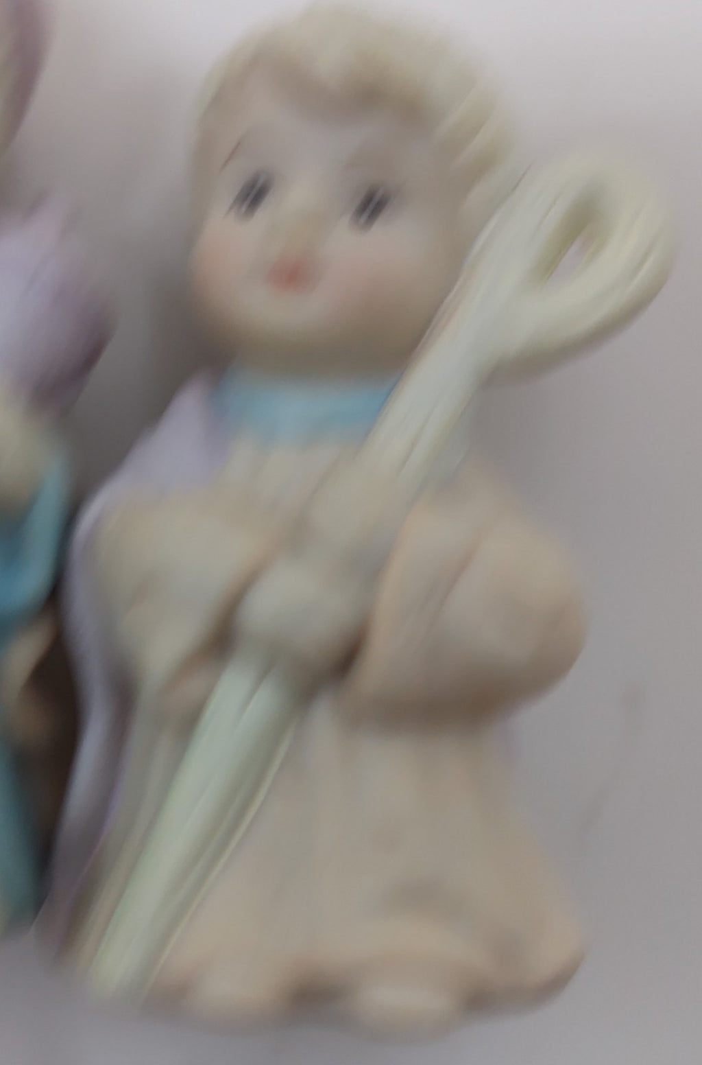 Lot of 9 Russ Berrie Bisque Mini Figurines Vintage Figurine Set Collectible