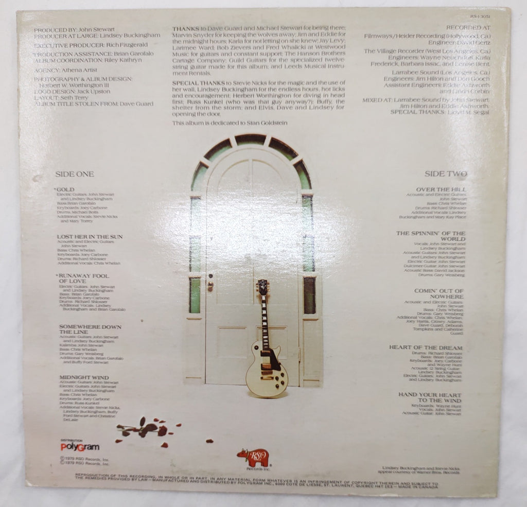 John Stewart – Bombs Away Dream Babies LP RSO RS-1-3051 1979 Folk Rock