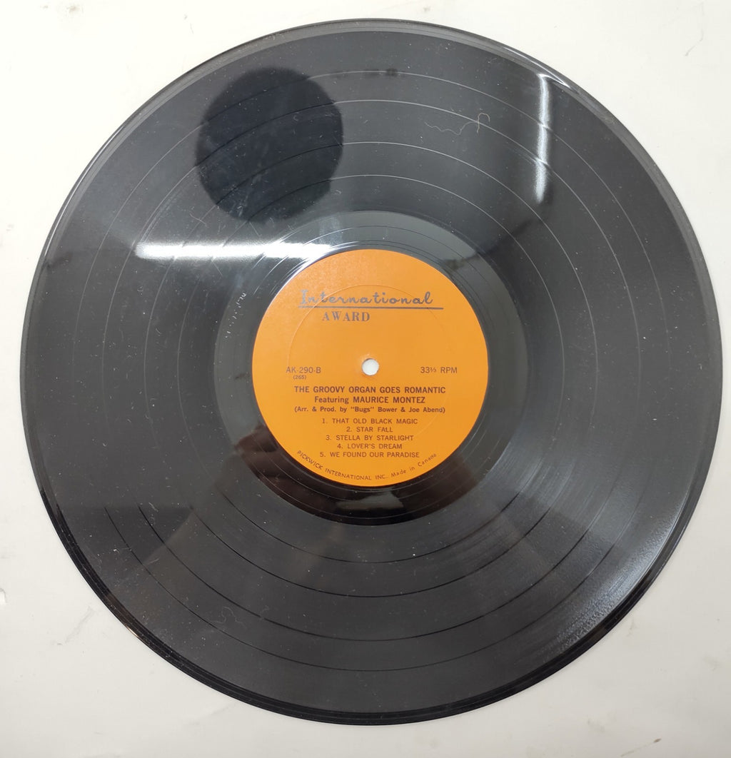 Maurice Montez - The Groovy Organ Goes Romantic" Vinyl LP (Design DLP-265, 1966)