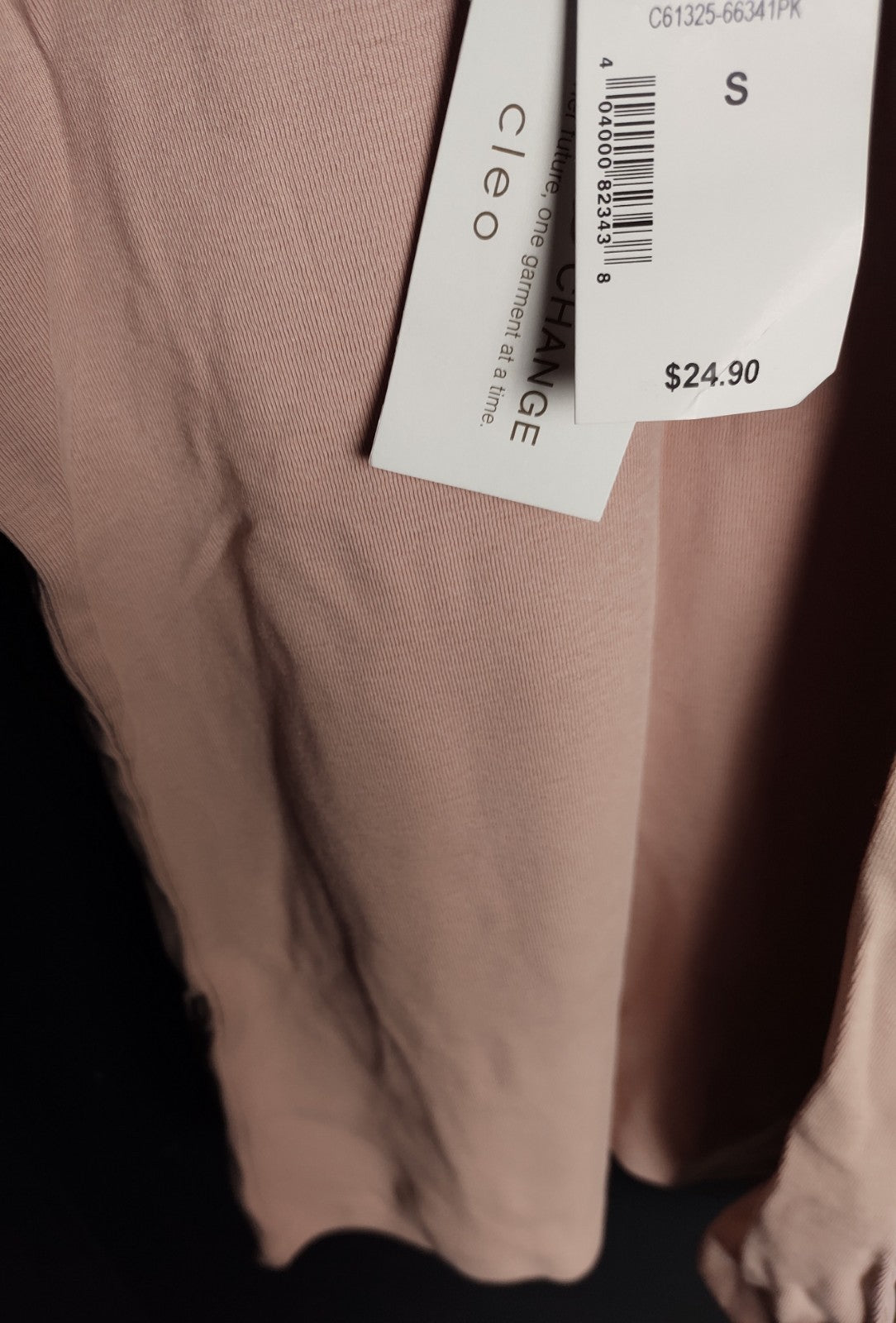 Cleo Baby Pink Lace Trim Cami Tank Top NWT Size S Cotton Soft Feminine