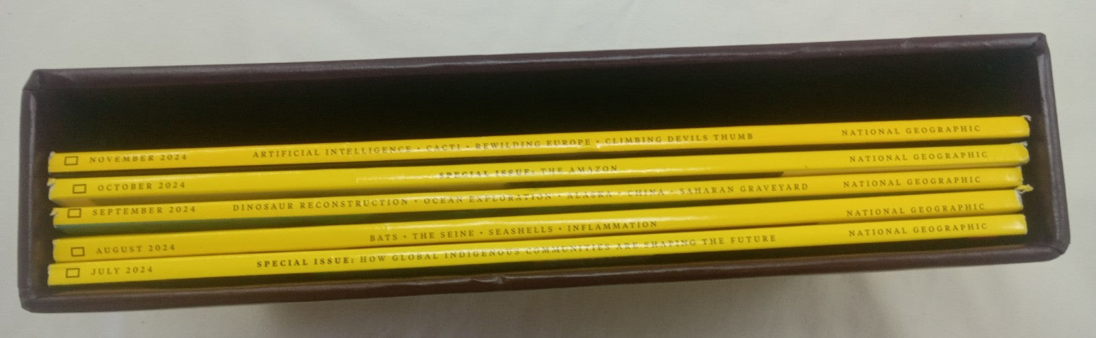Nat Geo Magazines With Slipcover July To December 2024