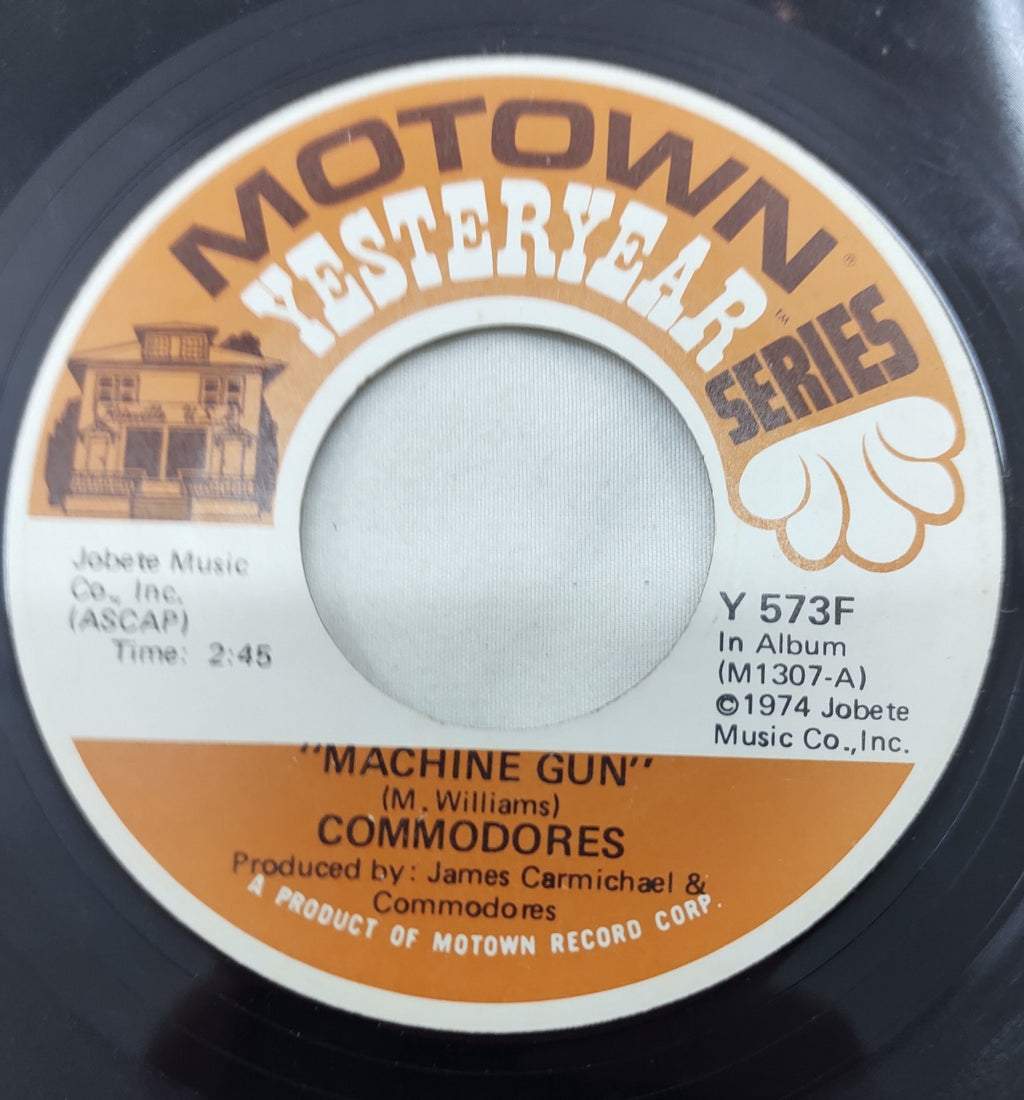 Commodores – I Feel Sanctified 7” Motown Y 573F Canada 1974