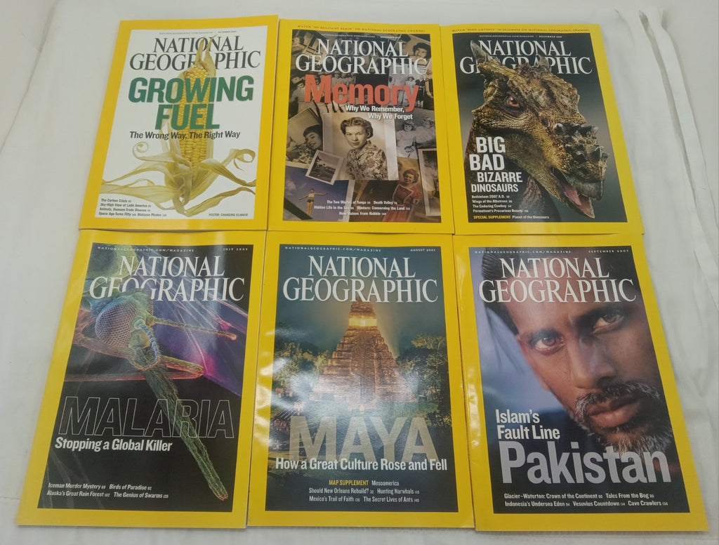 Nat Geo Magazine With Slipcover July To December 2007