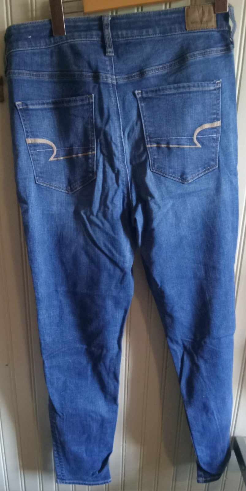 American Eagle Super Stretch Jeans – Women's Size 12, Dark Wash Denim