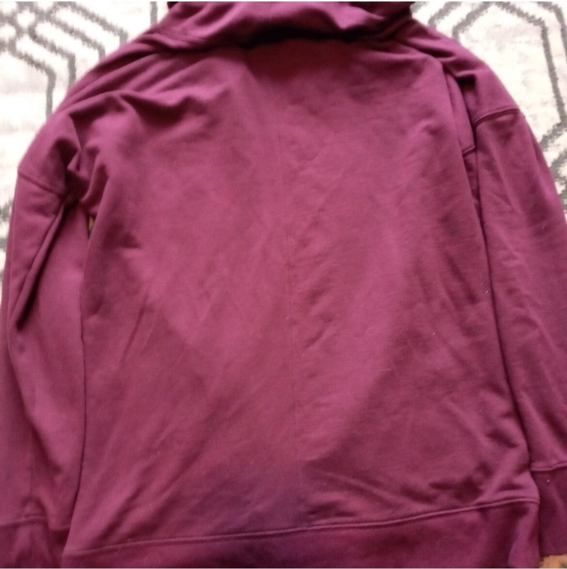 Victoria's Secret Burgundy Cowl Neck Sweater Women's Size S Pullover Knit