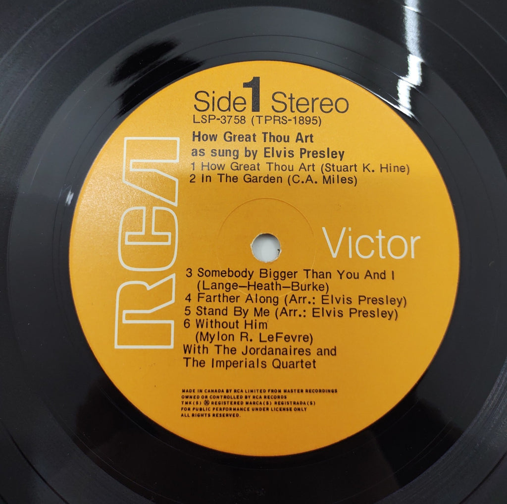 Elvis Presley – How Great Thou Art Vinyl LP Gospel RCA Classic Album