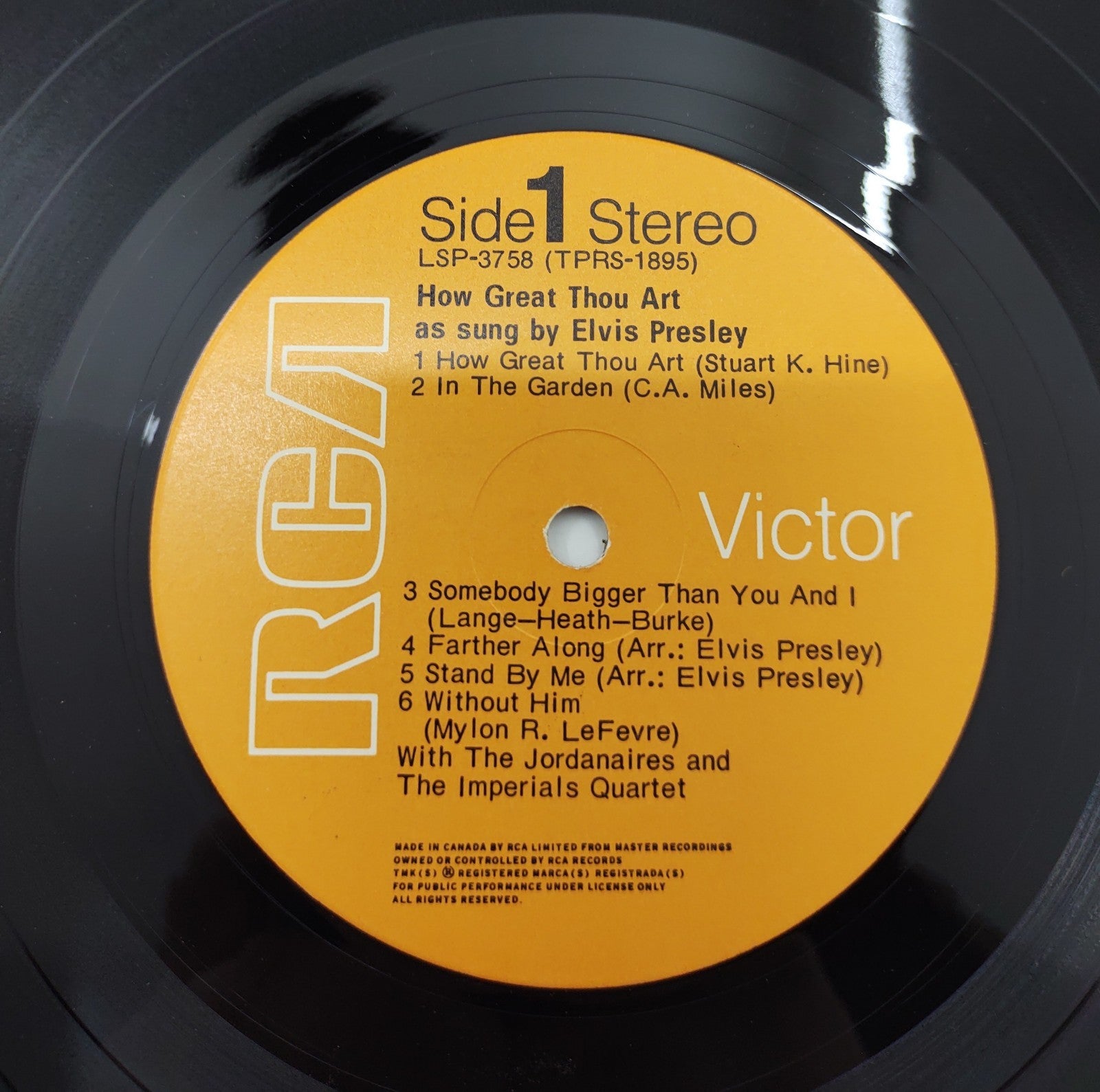 Elvis Presley – How Great Thou Art Vinyl LP Gospel RCA Classic Album